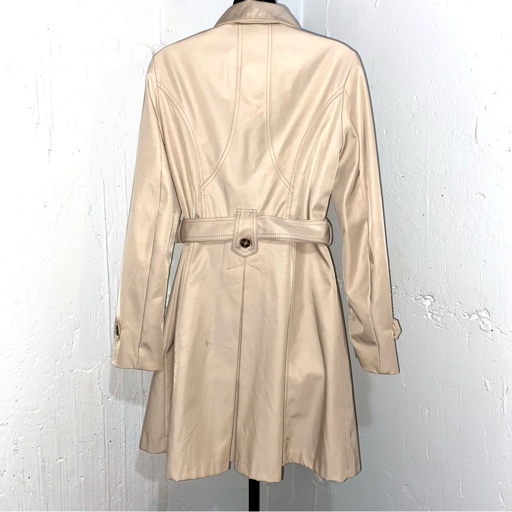 Laundry by Shelli Segal Skirted Trench Coat Size Small - Picture 3 of 15